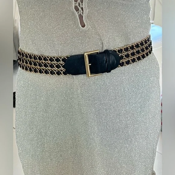 CHANEL | Accessories | Chanel Belt Chain And Lambskin  display picture 1